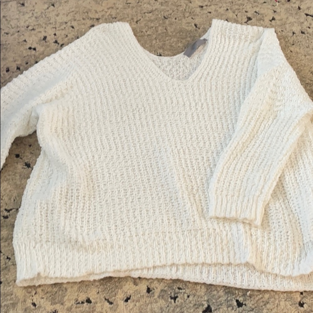 White sweater